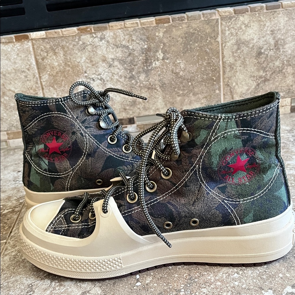 Converse All Star  Oat Milk /Roasted Grassy High-Top Men’s 8.5 , Women’s 10